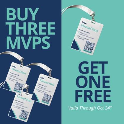 Buy 3 MVP Virtual Passes and Get 1 FREE (MVP)